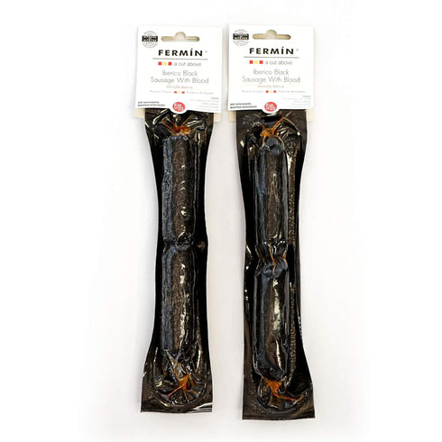 Morcilla Iberico, Blood Sausage, Not Cooked - 4-5 Oz by Fermin (Pack