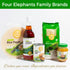 '-13.5 Oz Pack 12) Four Elephants Unsweetened Organic Coconut Milk Fl (Canned of - Non-GMO, Gluten Free, USDA Organic