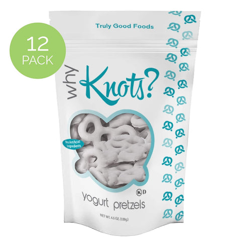 4.5oz, 12-count Yogurt Pretzels Why Knots?