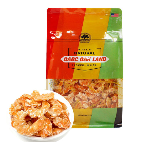 DABC OAK LAND Dried Shrimp Florida Sun Died Shrimp 8oz, USA Dried