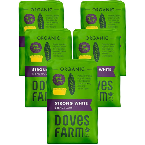 Doves Farm Organic Strong White Bread Flour 3.3 lb / 1.5 kg