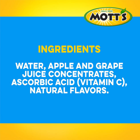 100 6.75 oz (Pack 32) Mott's percent Apple White Grape Juice, fl boxes