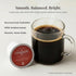 100% (72 Count) Evergreen Compostable Single Serve Coffee Pods - Dark Roast Bold Blend - Arabica Beans