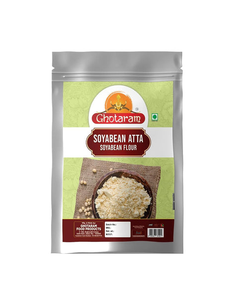 GHOTARAM Bombain Lonavala Glycin Max Soya Bean Soya Soy Atta Flour, Soyabean Atta,