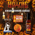 7 5 oz Hellfire Pure Hell Hot Sauce, Pepper Blend, Gourmet, Multi Award-Winning, Amazingly Hot and Flavorful Sauce