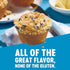 Pack: 4) Krusteaz Gluten Free Mix Variety Blueberry Muffin, Cinnamon Crumb Cake, Double Chocolate Brownie and Pancake