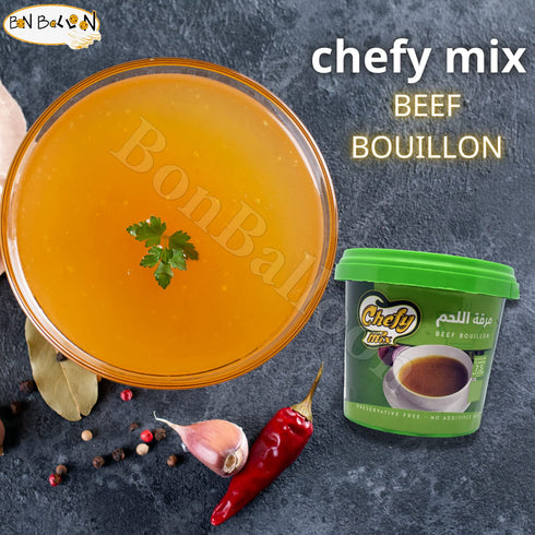 Generic 5.29 oz 150 Chefy Mix Beef Flavor Flavored Bouillon Halal Egypt Enhance The Flavor Of Your Favorite Recipes