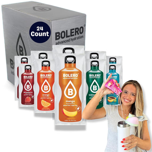 Bolero Sugar Free Drink Mix Variety Fruit Flavors | Powdered Flavored Water