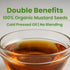 24 Mantra Organic 100% Unrefined Mustard Oil/Sarson Oil/Avanune - Organic | Chemical Free & Pesticides Free | Double