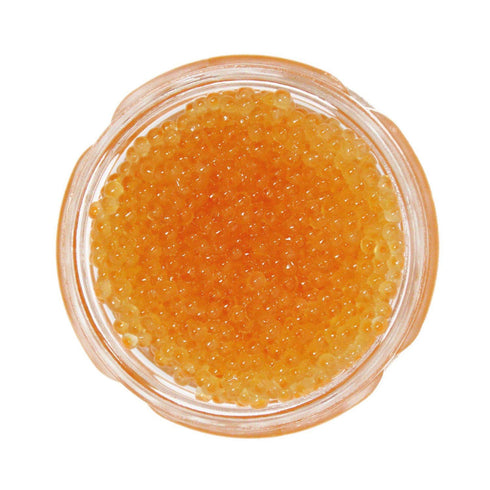 Smoked Golden Whitefish Caviar Wild Caught Great Lakes Roe, Natural Cold-Smoked, Bright