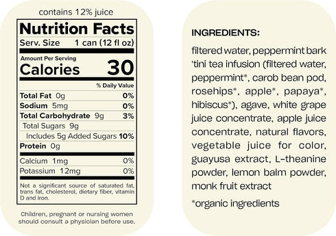 12oz, Pack 12) Recess Zero Proof Craft Mocktails, Alcohol Free Drinks, Non-Alcoholic Beverage Replacement, Mixer
