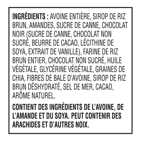 5ct, 175g/6.17oz Kashi Chia Granola Chocolate Almond and Sea Salt, (Canadian)
