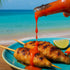 5oz (Pack 3) Dave's Gourmet Crazy Caribbean Hot Sauce - Habanero & Tabasco Pepper Blend - Hot Sauce - Great for Wings