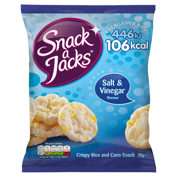 Snack a Jacks Snack a Jack Salt and Vinegar 26 g (Pack of 24)