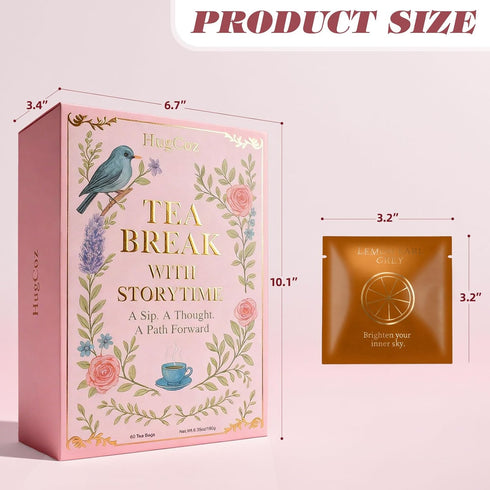 HugCoz Set 60 12 Book Tea Gift | Assorted Tea Bags | Christmas Day & Corporate Gifting Option | Exotic Herbal Blends