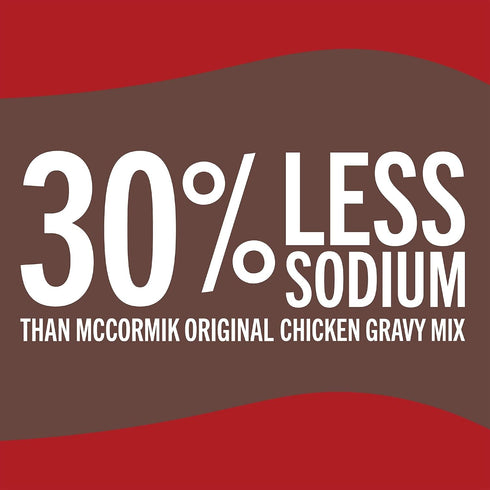 30% 1.25 oz McCormick Less Sodium Chili Seasoning Mix