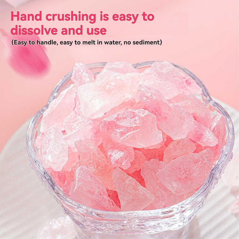 FIFIWER 14.1 oz/400g, Rose rock candy rock sugar for teaAdd to coffee and tea for a nice sweetness, and can also be