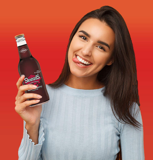 12 oz (12 Stewart's Wishniak Black Cherry Soda, fl Glass Bottles)