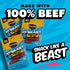 (10 Pack) 1.25 oz 12g 100% Jack Link's x MrBeast Sweet & Hot Beef Jerky - Bag - Ready to Eat Protein Snacks - Protein