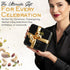 1.65lb/750g Mughe Gourmet Luxury Baklava Pastry Metal Gift Box - - Rich Pistachios, Walnuts, Cashews Double Layered
