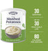 30 10 Instant Mashed Potatoes Emergency Food Supply, Servings, Year Shelf Life, Certified Gluten Free Mashed Potatoes