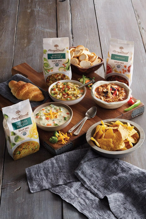 9.4Oz Harry & David Tortilla Soup Mix, Easy Vegetarian Soup, Quick & Fast Dinners, Weeknight Dinner Solution, Pantry