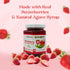 10 oz Agave Sweet Natural Strawberry Fruit Spread Sweetened with Agave Syrup | No Sugar Organic Strawberry Jam | No