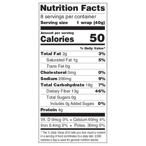 8 Count (Pack 3) Tumaro's Whole Wheat Carb Wise Wraps - Low Carb - Keto Friendly Sandwich & Burrito Tortillas - Healthy