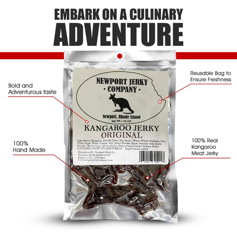 Newport Jerky Company Kangaroo Jerky