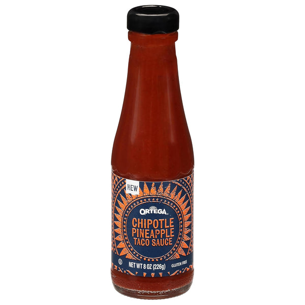 Ortega Chipotle Pineapple Taco Sauce, Sweet and Spicy Sauce and Marinade, 8