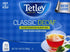 72 Count Tetley, Decaffeinated Classic Black Tea Bags