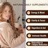10 1 Immunity, 180g, 60 in Mushrooms Coffee, Instant Mushroom Coffee Powder with Lion's Mane, Cordyceps, Reishi