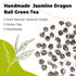 Jasmine Dragon Pearls Loose Leaf Green Tea 100g/3.53oz - Pleasant Jasmine Aroma for Hot and Cold Tea