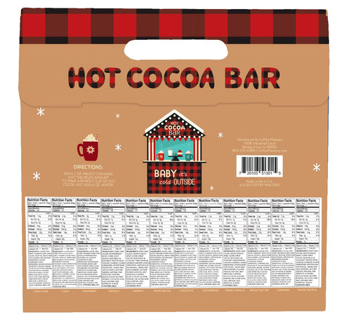 12 Pack Holiday Hot Cocoa Cocoa Sampler Gift
