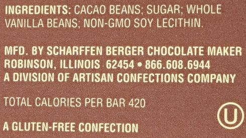 The Hershey Company 3 (Pack 6) SCHARFEEN BERGER Artisan Chocolate Bars, Extra Dark, Ounce