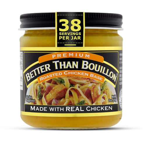 Better Than Bouillon Premium Roasted Chicken Base, Made with Seasoned Roasted Chicken,