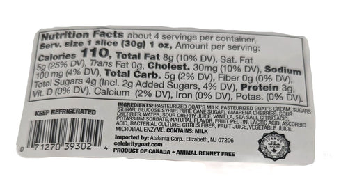 Generic 4 oz Celebrity Double Cream Amarena Cherry