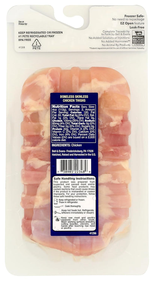 Bell & Evans 8 Oz Boneless Skinless Chicken Thigh