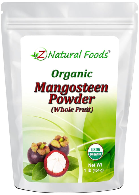Z Natural Foods Mangosteen Fruit Powder, Nutrition-Packed, Supports Healthy Skin, Joints, and