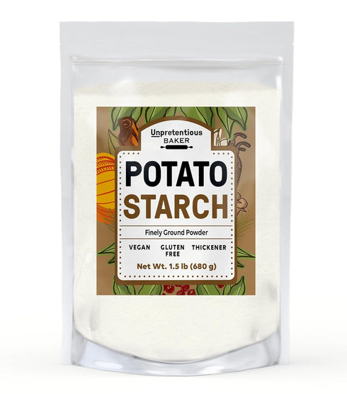 Unpretentious Potato Starch, 1.5 lb, Thickener for Soups, Stews, Sauces & Gravies