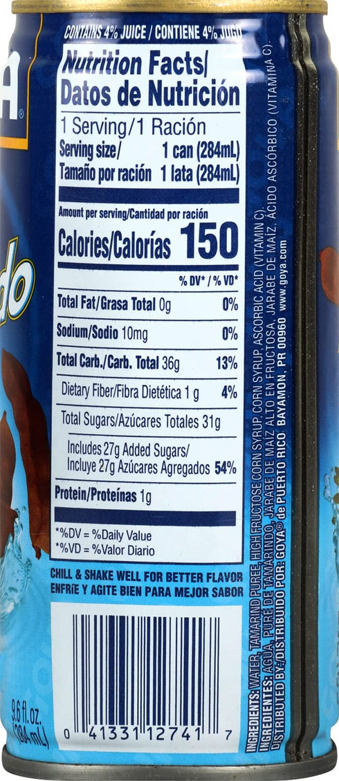 9.6 Oz (Pack 24) Goya Foods Tamarind Nectar, Fl