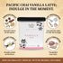 Pacific Chai 9 (Pack 1) Vanilla Chai Latte, Instant Powered Dry Chai Tea Latte Beverage Mix, Gluten Free, Kosher, Ounce