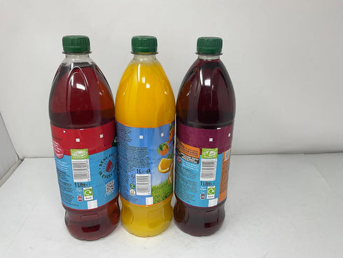Generic 1L 3 (Summer No Added Sugar Fruit Squash Variety of Fruits, Orange, Apple & Blackcurrant)