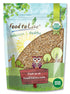 Food to Live - Organic Cracked Wheat Berries, 2.5 Pounds Non-GMO. Cleaned,