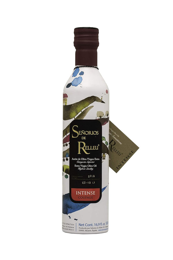 Seorios de Relleu. Intense Coupage Extra Virgin Olive Oil. 500ml (16.91oz)