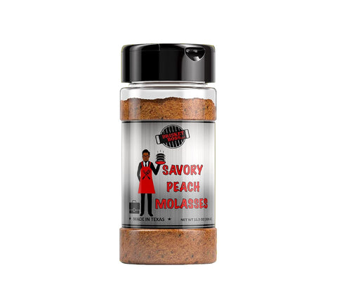 Savory Peach Molasses Seasoning for Chicken, Vegetables, Beef, Pork, Seafood, and Grilling