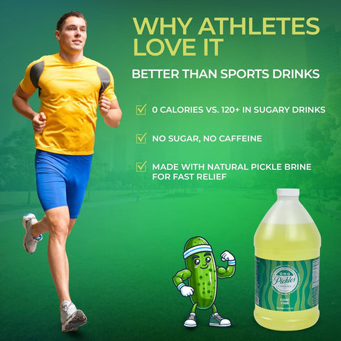 128 Oz OMG Pickles Dill Pickle Juice for Leg Cramps Natural Pickle Juice Sports Drink for Cramp Relief & Hydration