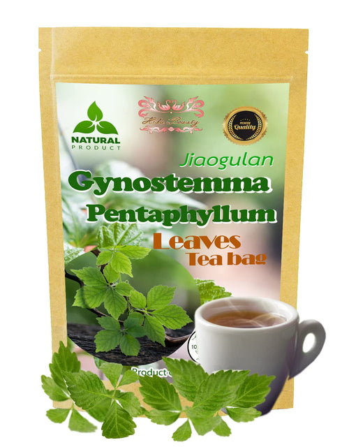Hida Beauty Premium Pure Jiaogulan Gynostemma Pentaphyllum Teabags - 30 Count Dried Loose Leaf