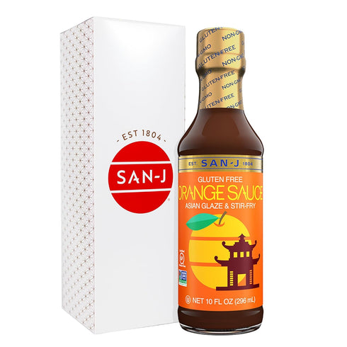 San J Sauce Orange, Gluten Free, 10 Fl Oz