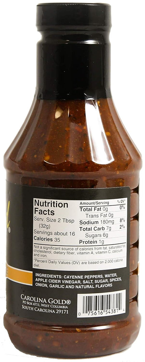 18 oz Gourmet Carolina Gold Vinegar Pepper Sauce